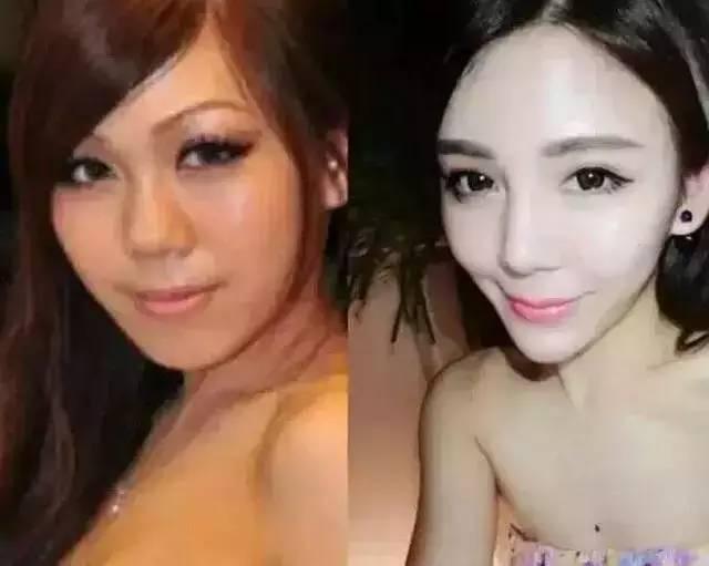 网红照片对比,真实与滤镜下的美丽差异